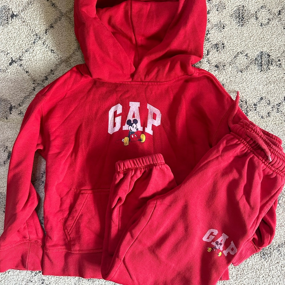 GAP x Disney 2 Piece Matching Set Size XS - Sweatshirt & Sweatpants
